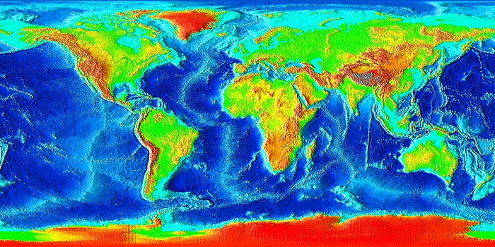 Global Relief Map